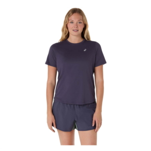 Asics Core Ss Top Dames Blauw