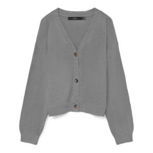 Vero Moda Saba Full Needle Cardigan Grijs