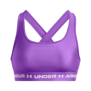 Under Armour Mid Crossback Sports Bra Paars