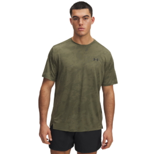 Under Armour Jacquard Tech Vent T-shirt Heren Groen