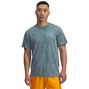 Under Armour Launch Camo Short Sleeve Groen