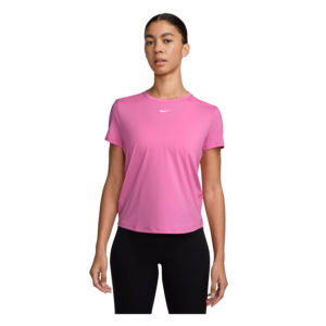 Nike One Classic Tee Dames Roze