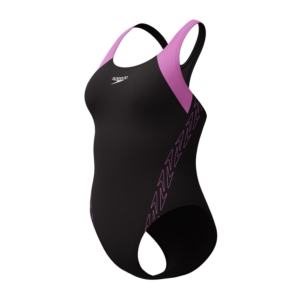 Speedo H-boom Splice Muscleback Swimsuit Dames Zwart