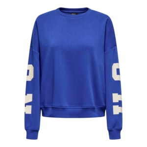 Only Sweatshirt Life O-neck Blauw