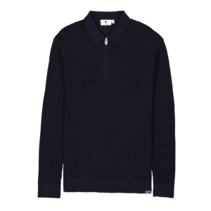 Garcia Men`s Polo Ls Blauw