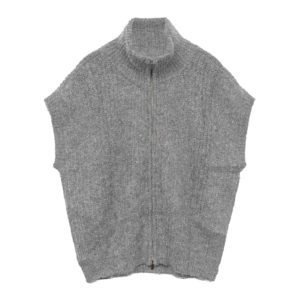 Vero Moda Salty Zipper Vest Grijs