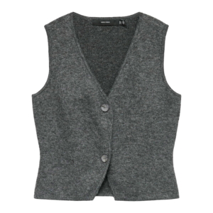 Vero Moda Brisa V-neck Vest Grijs