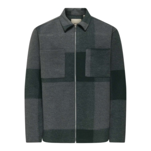 Only & Sons Wake Checked Zip Overshirt Onbekend