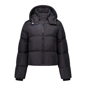 Malelions Women Signature Puffer Jacket Zwart