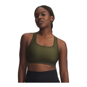 Under Armour Mid Crossback Sports Bra Groen