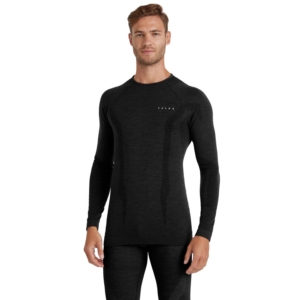 Falke Longsleeve Wool Shirt Heren Zwart