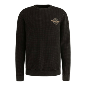 Pme Legend R-neck Cotton Garment Zwart