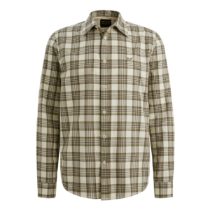 Pme Legend Long Sleeve Shirt Herringbone Yarn Wit