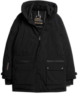 Superdry Jas City Padded Parka Jacket M5011909a 02a Mannen Zwart