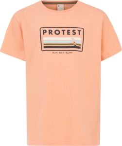 Protest Prtmarius Jr – T shirt Jongens – Korte mouwen – Ronde hals Oranje