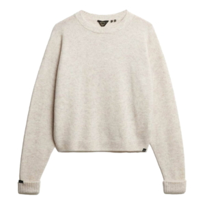 Superdry Slouchy Crew Neck Jumper Beige
