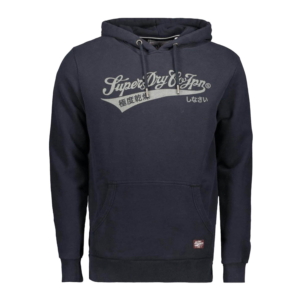 Superdry Heritage Brand Relaxed Hood Zwart