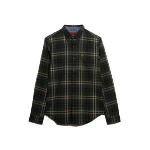 Superdry Cotton Lumberjack Check Shirt Groen