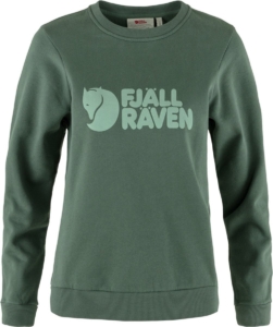 Trui Fjällräven Women Fjällräven Logo Sweater Deep Patina Misty -L Groen