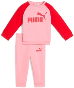 Puma Minicats Ess Raglan Trainingspak 12-18 Months Jongens Meisjes Pinkscape