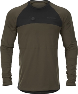 Härkila Heat Ondershirt lange mouwen verwarmde shirt warme shirt outdoor shirt 3XL Cypress