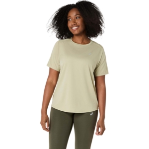 Asics Core Ss Top Dames Groen