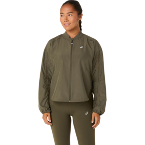Asics Nagino Run Jacket Dames Groen
