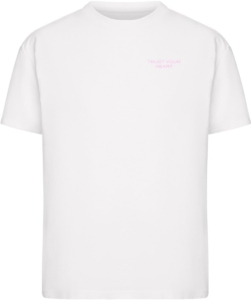 Mister Tee Trust Your Heart Dames Tshirt 5XL Wit