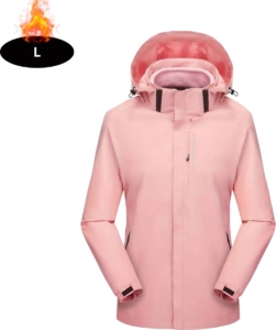 Bovista Windjas Dames Parka Lente & Herfst Jas Volwassen Windjack Windbreaker Outdoor Roze