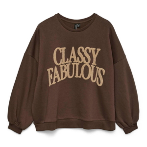 Vero Moda Vmfabia Sl Brushed Sweat Exp Bruin