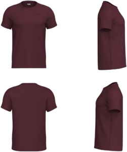 T-shirt Kappa Cafers Rode Dahlia