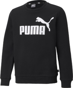 PUMA ESS Big Logo Crew FL B Jongens Trui Zwart