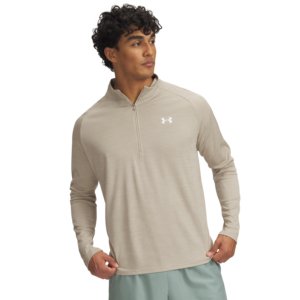 Under Armour Tech Textured 1/4 Zip Beige