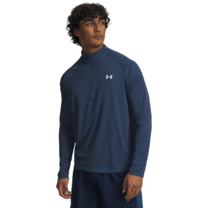 Under Armour Tech Textured 1/4 Zip Blauw