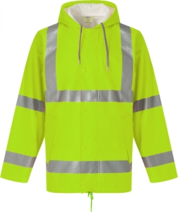 Yoko Ademend regenjasje Hi-Vis Soft Flex YHVS450 Hi Vis Geel