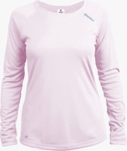 Vapor Apparel UPF 50+ UV-zonwering voor dames performance T-shirt lange mouwen Roze