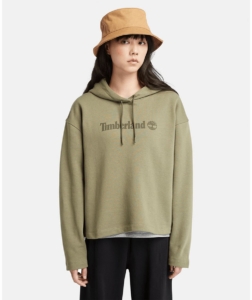 Timberland Brushed Back Hoodie S Vrouw Groen