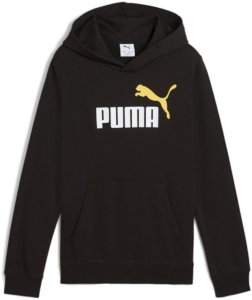 Puma Ess 2 Color Nº1 Logo Hoodie 7-8 Years Jongens Meisjes Zwart