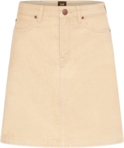 A LINE ZIP SKIRT 32_00 Beige