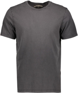 Superdry T-shirt Classic Essential Tee M1012140a 1oi Washed Jet Mannen Zwart