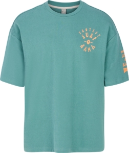Protest Prtaval – T shirt Heren – Korte mouwen – Ronde hals – Relaxed fit Groen