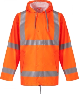 Yoko Ademend regenjasje Hi-Vis Soft Flex YHVS450 Hi Vis Oranje