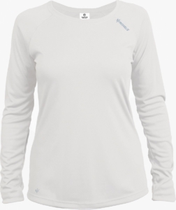 Vapor Apparel UPF 50+ UV-zonwering voor dames performance T-shirt lange mouwen Grijs
