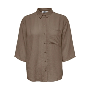 Jacqueline De Yong Jdydivya Life 3/4 Loose Shirt Bruin