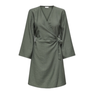 Jacqueline De Yong Pepper 7/8 Wrap Dress Groen