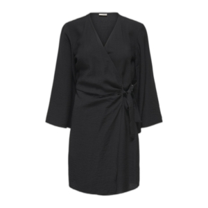 Jacqueline De Yong Pepper 7/8 Wrap Dress Zwart