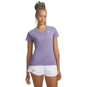 Under Armour Tech Twist V-neck Short Sleeve Paars