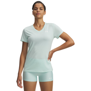 Under Armour Tech Twist V-neck Short Sleeve Groen