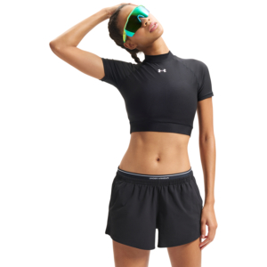 Under Armour Heatgear Crop Mock Zwart