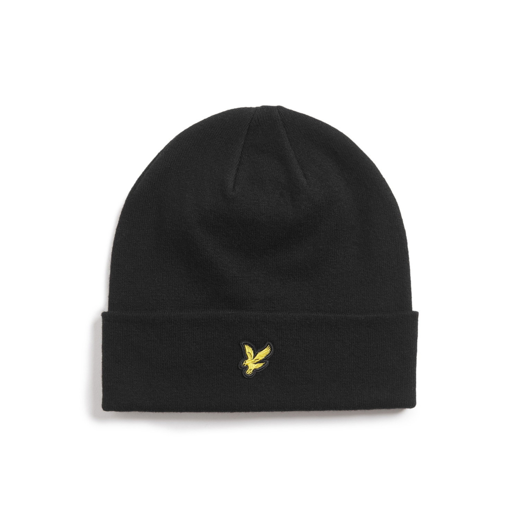Lyle & Scott Merino Beanie Zwart